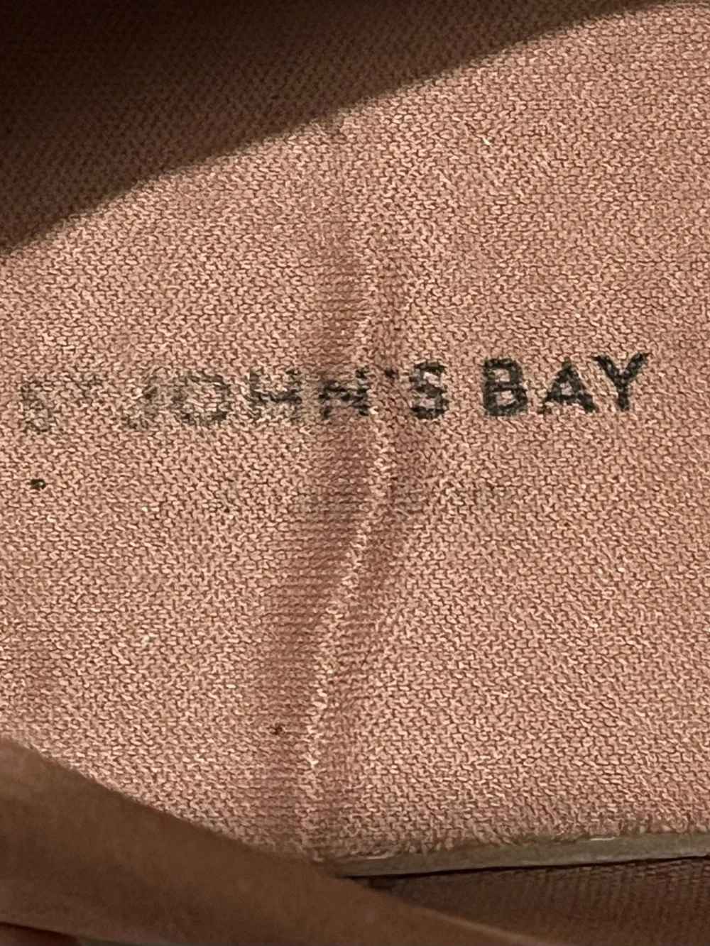 St. John's Bay Men's Boat Shoes in Dusty Rose